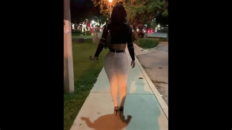 Beautiful Thick Legs Amazing Ocean Booty Walking Down The Street