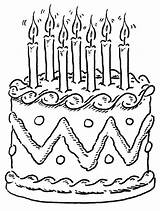 Compleanno Urodziny Tort Geburtstag Candles Urodzinowy Buon Kolorowanka Verjaardag Geburtstagskuchen Kolorowanki Ausmalbild Kleurplaten Velas Verzierter Tarta Udekorowany Drukowania Supercoloring Druku sketch template