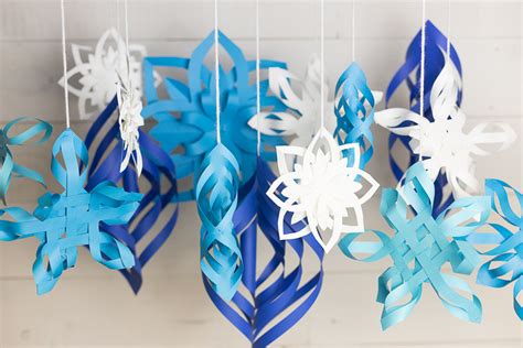 Diy 3d Paper Snowflakes – Craft Box Girls