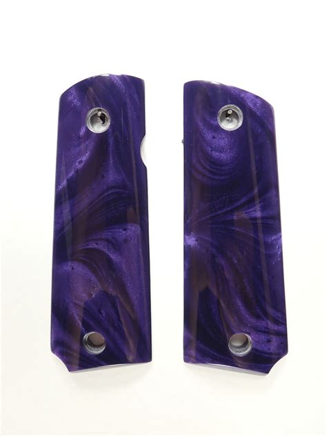 purple pearl grips compatiblereplacement  browning     ls grips