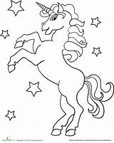 Coloring Pages Unicorn Kids Flying sketch template