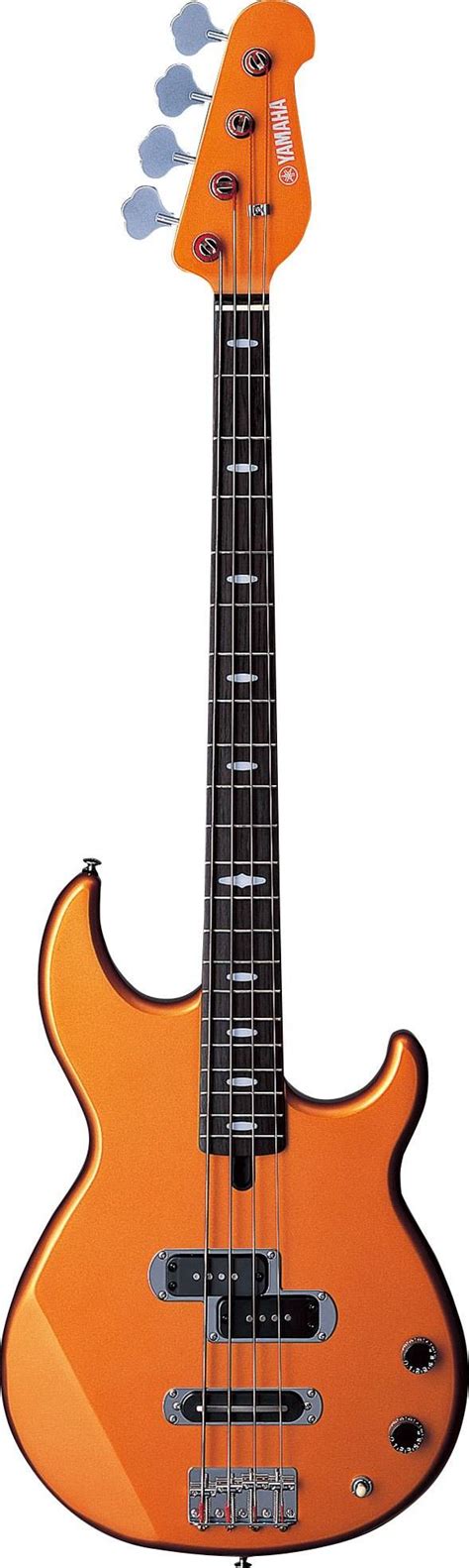 yamaha bb  string electric bass guitar orange metallic bb