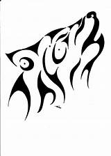Tribal Wolf Howling Clipart Tattoo Designs Wolves Deviantart Drawing Cliparts Clip Simple Drawings Draw Small Easy Link Library Tattoos Tiger sketch template
