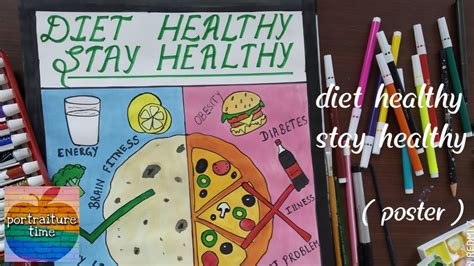 poster  healthy diet  junk foodstep  stepfull guidefull video