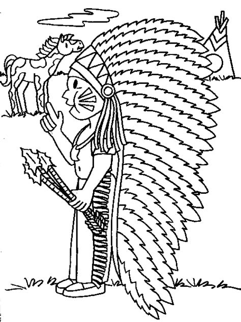 coloring pages indians thanksgiving coloring pages indian boy