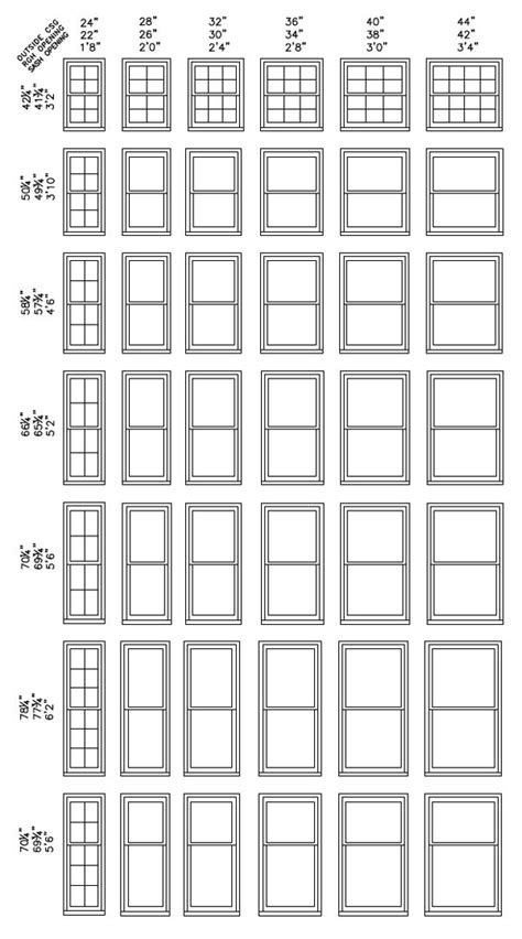 standard window sizes perfect window   great house window sizes chart standard window