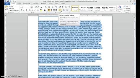 double space writing  microsoft word youtube