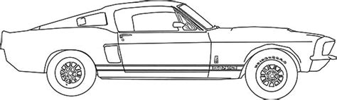 drawing car mustang coloring pages  place  color