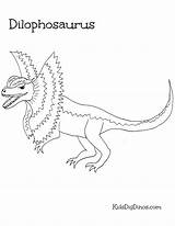 Dilophosaurus Coloring Pages Dinosaur Print Getcolorings Printable Designlooter Getdrawings Drawing 78kb 3300px 2550 Color sketch template