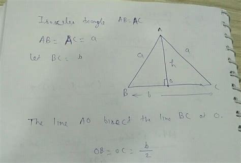 In Given Figure E Is A Point On Side Cb Produced Of An Isosceles