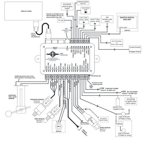 dakota digital wiring diagram