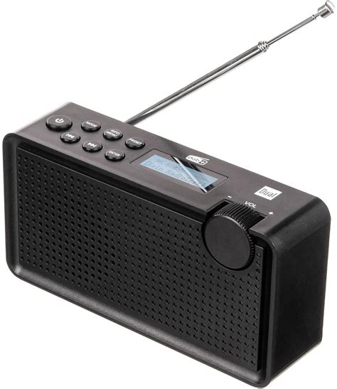 dual dab  portable radio dab fm rechargeable black conradcom