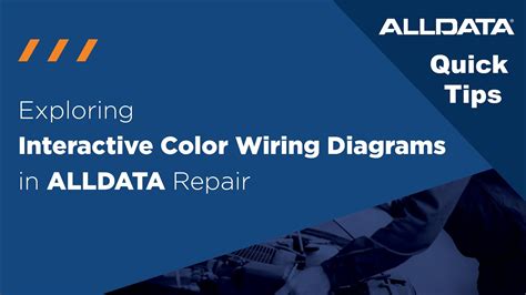 alldata quick tip exploring interactive color wiring diagrams  alldata repair youtube