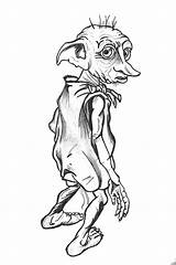 Dobby Coloring Pages Template Sketch sketch template