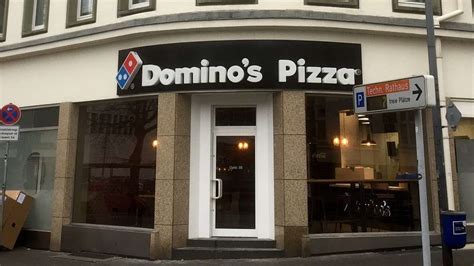 dominos pizza eroeffnet erste filiale  hamm lieferdienst aus den usa vormals optik sill