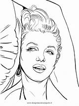 Monroe Marilyn Coloring Pages Drawing Andy Colouring Adult Portrait Color Warhol Bing Books Dessin Coloriage Print Gangster Monroes Celebrites Getcolorings sketch template