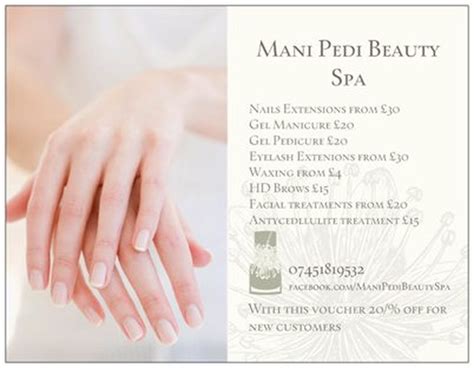 offers mani pedi beauty spa