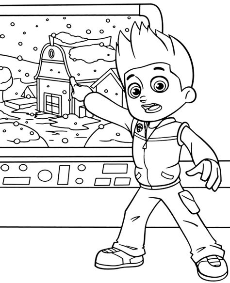 print ryder coloring page paw patrol topcoloringpagesnet