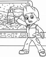 Coloring Ryder Paw Patrol Printable Print Pages Topcoloringpages sketch template