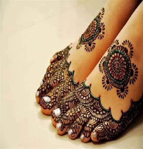 Karva Chauth Mehndi Designs For Feet Karva Chauth Feet Henna Designs