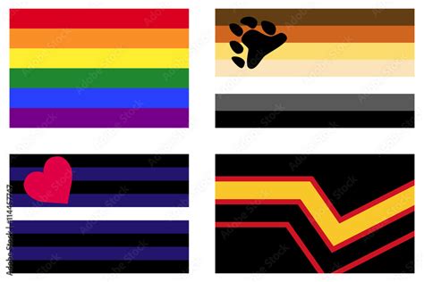 lgbt pride flags gay pride rainbow flag bear brotherhood flag