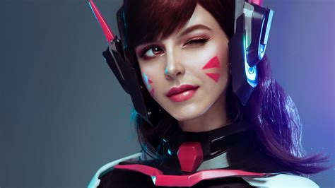 dva  overwatch cosplay hd games  wallpapers images