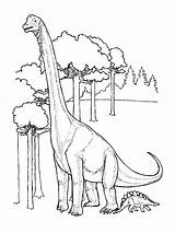 Coloring Dinosaur Pages Dinosaurs Printable Kids sketch template