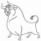 Ferdinand Bull Bulls Scribblefun sketch template