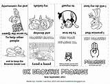 Promise Toadstool Brownie Scout Brownies sketch template