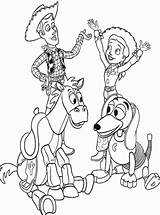 Coloring Pages Woody Toy Story Kids Clipart Jessie Toys Hug Color Getcolorings Printable Buzz Popular Print Getdrawings Library Coloringhome Friends sketch template