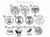 Guiding Girl 2010 Miniature Sheet Postmarks Bfdc sketch template