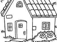 house colouring pages