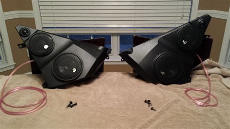 sold sold reduced price stock speaker pods  massive audio speakers polaris slingshot