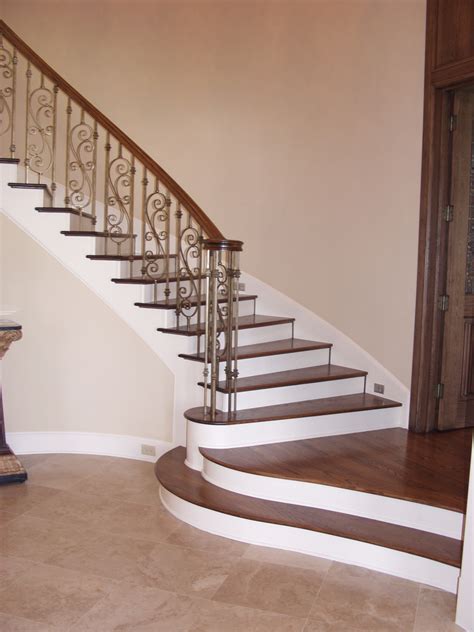 versatile balusters  plain scroll house  forgings stair  railing products