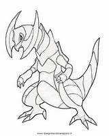 Pokemon Haxorus Coloring Pages Hydreigon Frogadier Template Foto sketch template