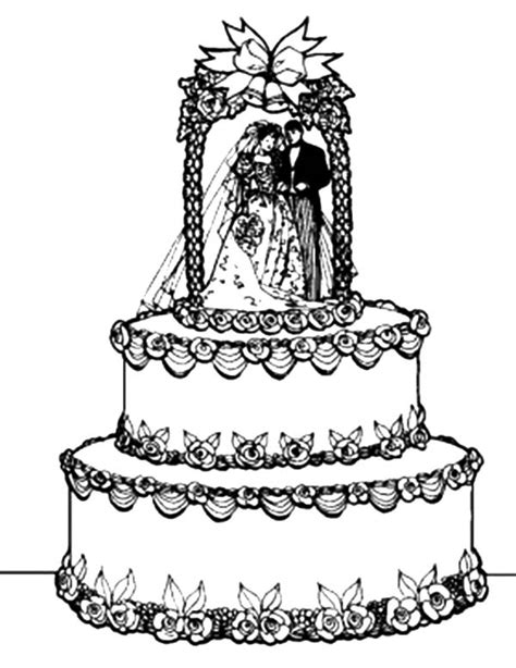 awesome wedding cake coloring pages awesome wedding cake coloring