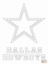 Cowboys Dallas Coloring Logo Pages Football Print Nfl Printable Color Kids Star Sport Drawing Cowboy Stencils Sheet Team Printables Book sketch template