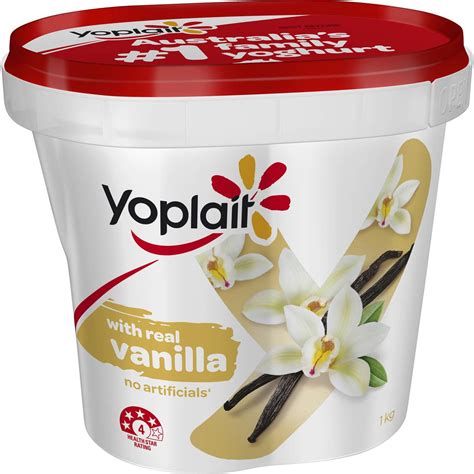 yoplait vanilla yoghurt kg woolworths