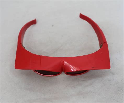 1960 S Parisian Vintage Red Geometric Frame Sunglasses For Sale At 1stdibs