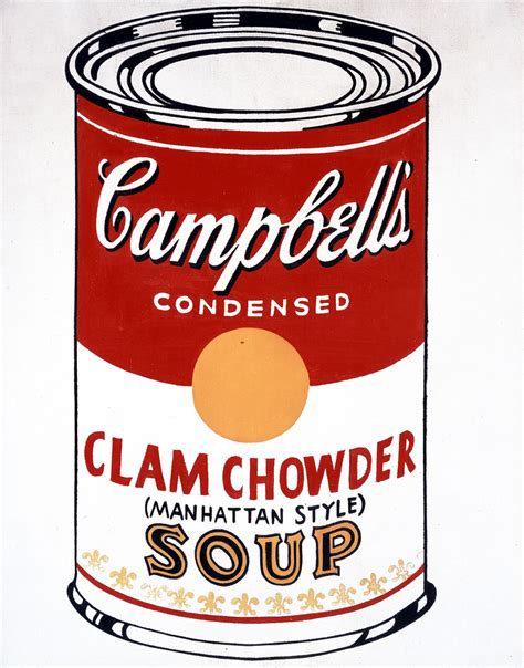 campbell s soup can clam chowder manhattan style [ferus type