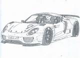 918 Porsche Spyder Rwb Ausmalbilder Malvorlagen sketch template