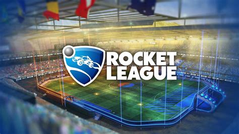 rocket league logo  stadium background hd rocket league wallpapers