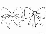 Bow Drawing Coloring Pages Bows Cheer Drawings Christmas Easy Ribbon Draw Template Hair Mothers Luk Ribbons Print Color Getdrawings Step sketch template