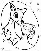 Rudolph Coloring Pages Clarice Printable Reindeer Nosed Red Cool2bkids Kids Getcolorings Color Pag Getdrawings sketch template