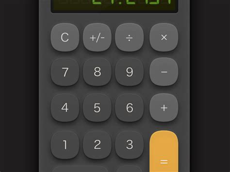 calculator web app design mobile app design inspiration android app design