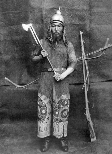 kazakh warrior late   early  century ancient warfare