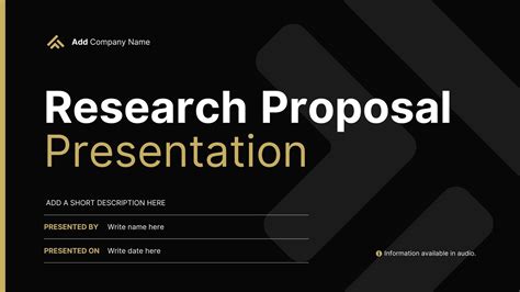 research powerpoint template