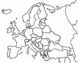 Europe Map Coloring Pages Continent Drawing Printable Color Countries European Getcolorings Getdrawings Around Continents Country Sketchite sketch template