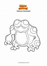 Pokemon Seismitoad Supercolored Blastoise sketch template