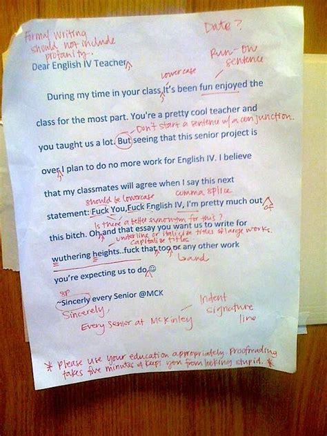 check out this english teacher s epic response to a fuck